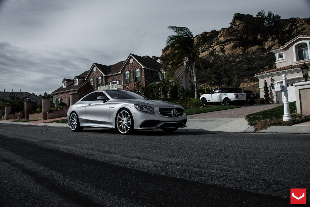 Mercedes S63 Coupe на дисках Vossen CVT