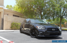 Infiniti Q50s RS Black на дисках XO Luxury XF1