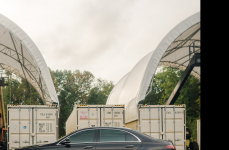 Mercedes S580 на дисках Hybrid Forged HF-5