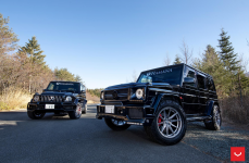 Mercedes-Benz G550 на дисках Vossen Hybrid Forged HF-3