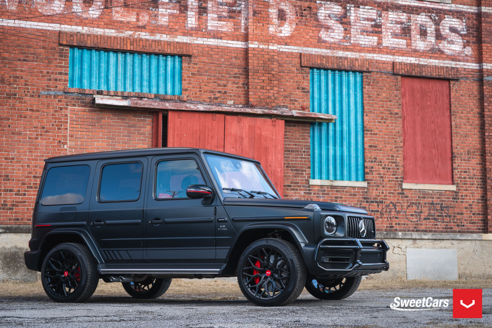 Mercedes G63 на дисках Hybrid Forged HF-2