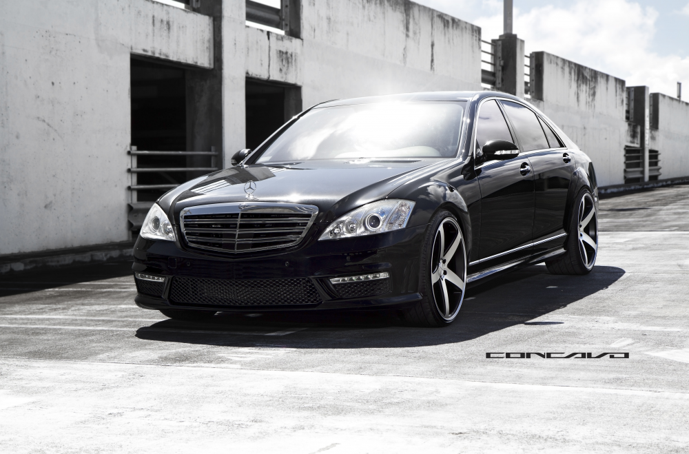 Mercedes Benz S550 на дисках Concavo CW-5
