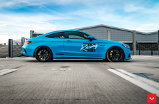 Mercedes C63S AMG на дисках Hybrid Forged HF-2