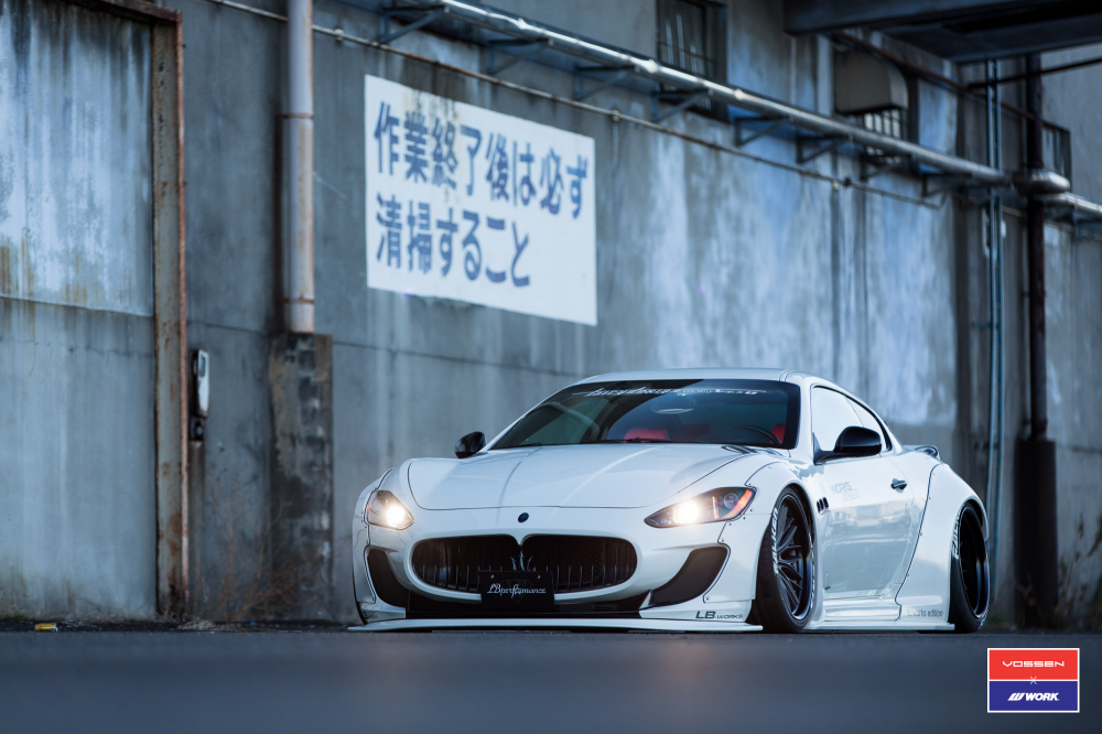 Maserati GranTurismo на дисках Vossen x Work VWS-2