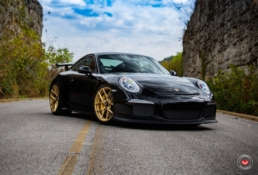 Porsche GT3 на кованых дисках Vossen Forged S21-01