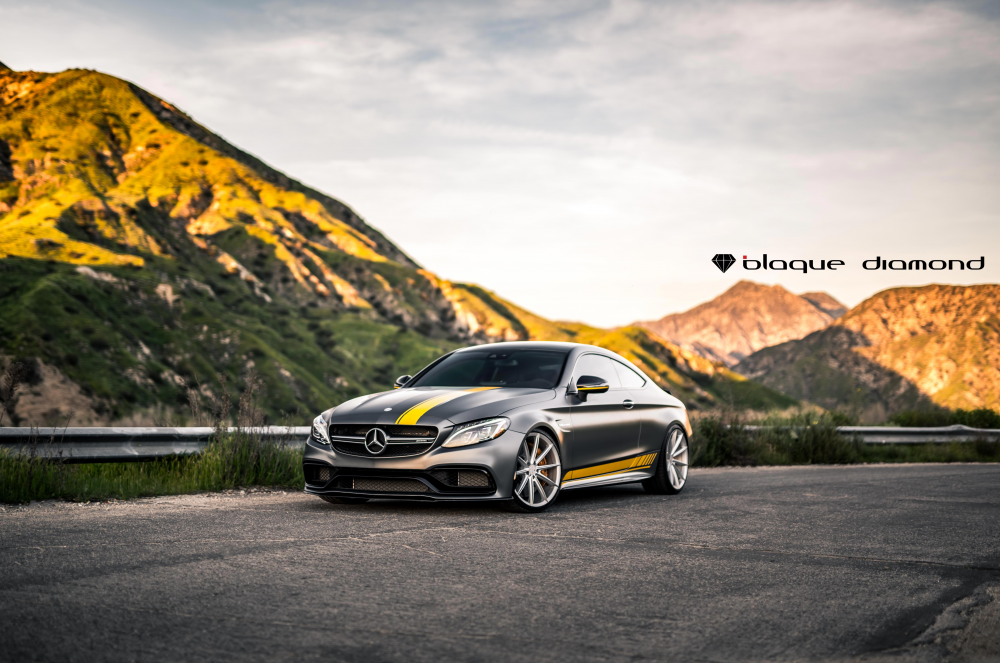 Mercedes Benz C63 AMG S Edition 1 на дисках Blaque Diamond BD11