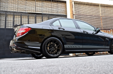 Mercedes Benz C63 на дисках Vortseiner V-FF 108 Carbon Graphite