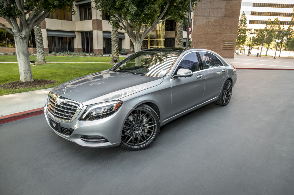Mercedes Benz S Class на дисках Vorsteiner V-FF 107 Carbon Graphite R22