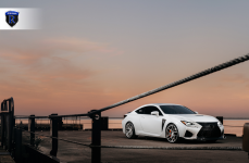 Lexus RCF на дисках RFX11 Brushed Titanium