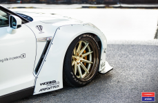 Nissan GT-R на дисках Vossen x Work VWS-1