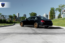 Mercedes Benz E300 на дисках RFX10 Brushed Bronze
