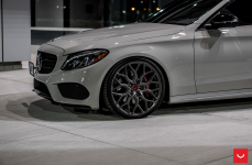 Mercedes C400 на дисках Hybrid Forged HF-2