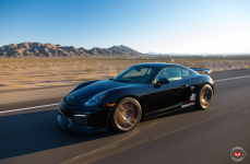 Porsche Cayman GT4 на дисках Vossen Forged VPS-314