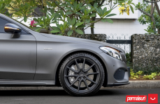 Mercedes C-Class на дисках Hybrid Forged HF-3