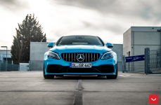 Mercedes C63S AMG на дисках Hybrid Forged HF-2