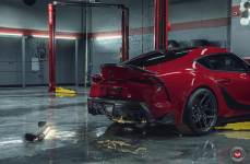 Toyota Supra на кованых дисках Vossen Forged EVO-4R