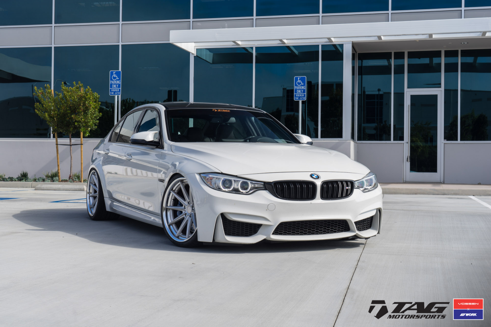 BMW M3 на дисках Vossen x Work VWS-1