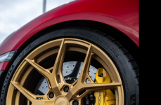 Porsche Cayman GT4 на дисках Hybrid Forged HF-5