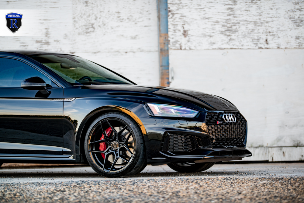 Audi RS5 на дисках Rohana RFX11 Gloss Black