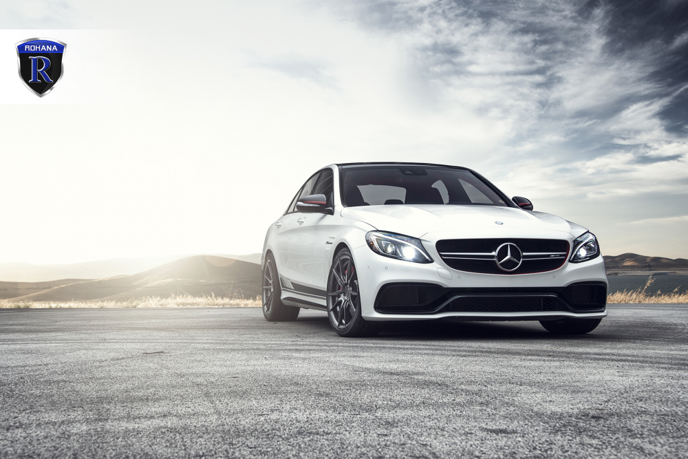 Mercedes Benz C63S AMG на дисках Rohana RF2