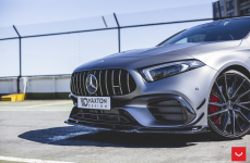 Mercedes A45s AMG на дисках Hybrid Forged HF-4T