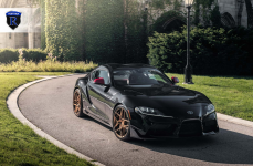 Toyota Supra на дисках RFX11 Brushed Bronze