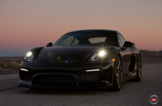 Porsche Cayman GT4 на дисках Vossen Forged VPS-314
