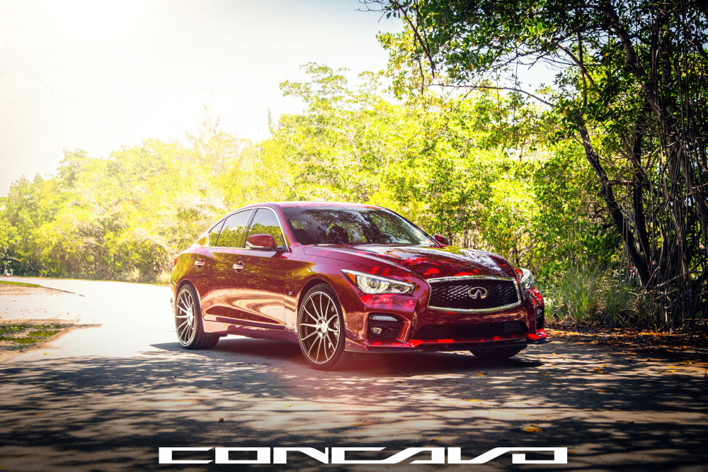 Infiniti Q50 на дисках Concavo CW-12