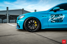 Mercedes C63S AMG на дисках Hybrid Forged HF-2