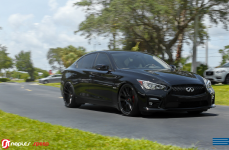 Infiniti Q50s RS Black на дисках XO Luxury XF1