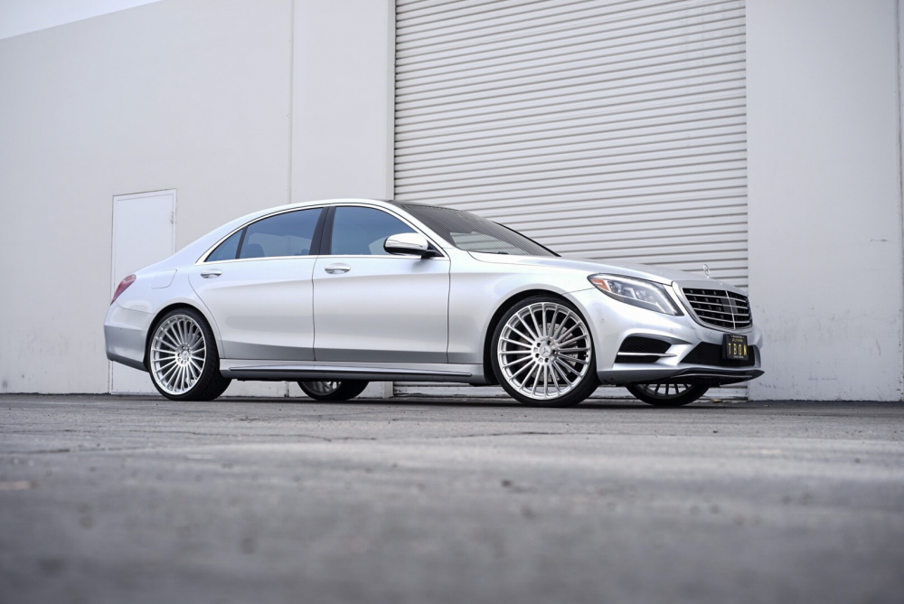 Mercedes Benz S550 на дисках TSW Turbina