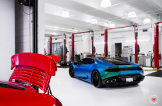 Lamborghini Huracan на кованых дисках Vossen Forged HC-3