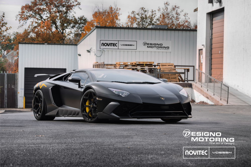 Lamborghini Aventador SV на кованых дисках Vossen x Novitec NV-1