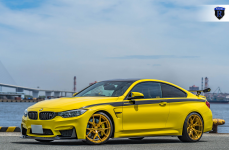BMW M4 на дисках Rohana RFX5 Custom Gold