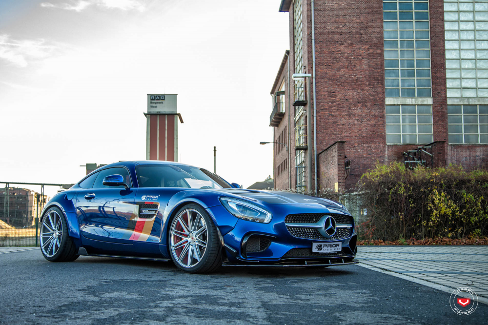 Mercedes-Benz GTS AMG на дисках Vossen Forged VPS-307