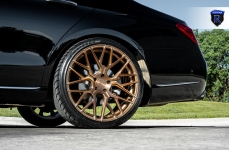 Mercedes Benz E300 на дисках RFX10 Brushed Bronze