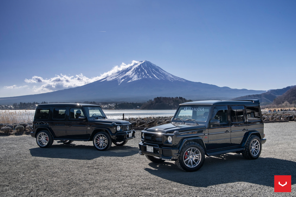 Mercedes-Benz G550 на дисках Vossen Hybrid Forged HF-3