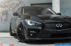 Infiniti Q50s RS Black на дисках XO Luxury XF1