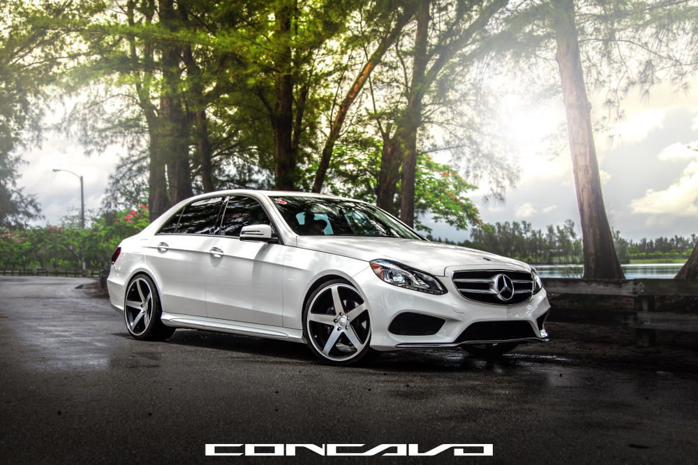 Mercedes Benz E350 на дисках Concavo CW-5