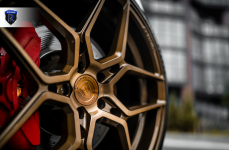 Mercedes E63 на дисках Rohana RFX11 Brushed Bronze