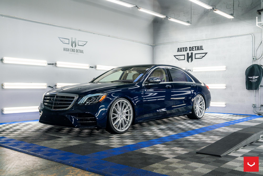 Mercedes S560 на дисках Hybrid Forged HF-4T