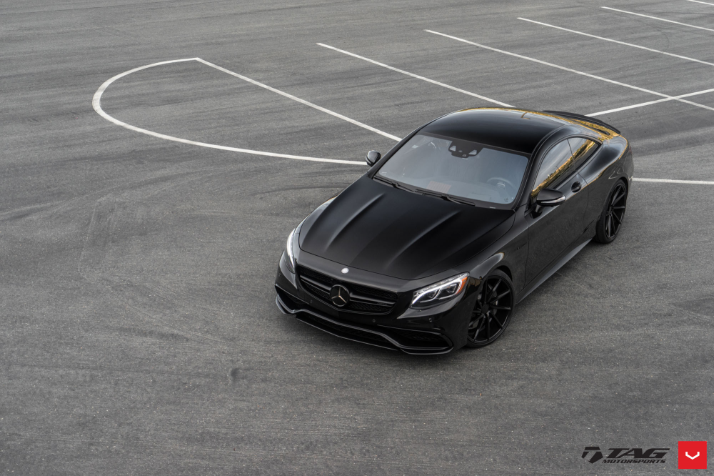 Mercedes S63 на дисках Vossen CVT