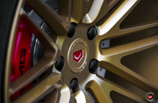 Mercedes C63 на дисках Vossen Forged VPS-307