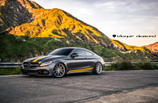 Mercedes Benz C63 AMG S Edition 1 на дисках Blaque Diamond BD11