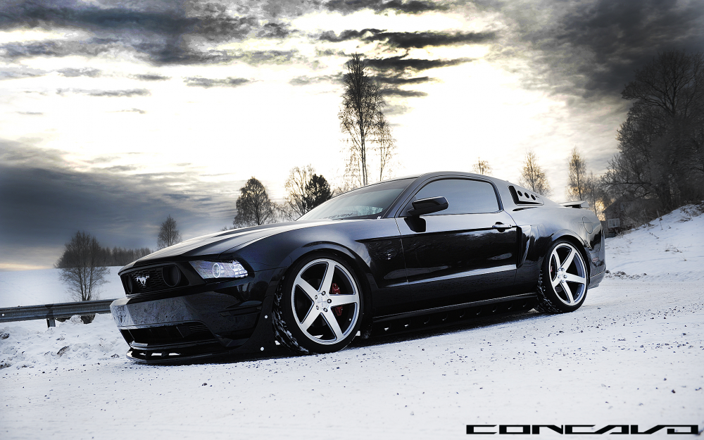 Ford Mustang GT на дисках Concavo CW-5