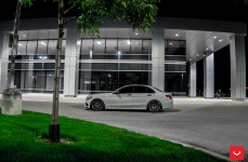 Mercedes C400 на дисках Hybrid Forged HF-2