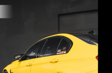 BMW M3 yellow на дисках RFX7 gloss black