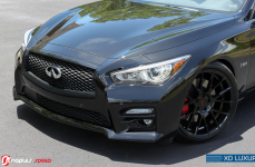 Infiniti Q50s RS Black на дисках XO Luxury XF1