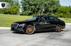 Mercedes Benz E300 на дисках RFX10 Brushed Bronze