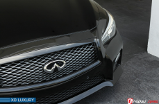 Infiniti Q50s RS Black на дисках XO Luxury XF1